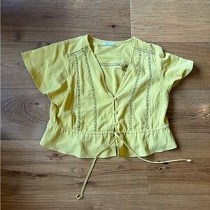 Mustard dress shirt